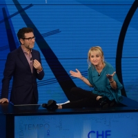 Foto Nicoloro G. 13/11/2016 Milano Trasmissione televisiva su Rai 3 ' Che tempo che fa '. nella foto Fabio Fazio e Luciana Littizzetto.