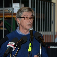 25/02/2017 Ravenna Vasco Errani interviene all\' assemblea della sua sezione di riferimento di Ravenna. nella foto Vasco Errani durante il suo intervento.