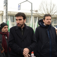 Foto Nicoloro G. 05/01/2019 Ravenna In vista delle primarie del PD l\' ex segretario nazionale incontra simpatizzanti e iscritti. nella foto l\' ex segretario nazionale PD Maurizio Martina, a sinistra, e il segretario provinciale PD Alessandro Barattoni.