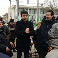 Foto Nicoloro G. 05/01/2019 Ravenna In vista delle primarie del PD l' ex segretario nazionale incontra simpatizzanti e iscritti. nella foto l' ex segretario PD nazionale Maurizio Martina.
