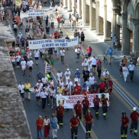 Foto Nicoloro G. 02/08/2016 Bologna, Trentaseiesimo anniversario della strage alla stazione di Bologna. nella foto Il corteo della manifestazione