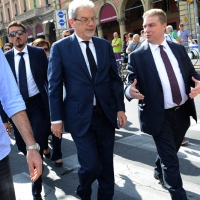 Foto Nicoloro G. 02/08/2016 Bologna, Trentaseiesimo anniversario della strage alla stazione di Bologna. nella foto Il sottosegretario Claudio De Vincenti.