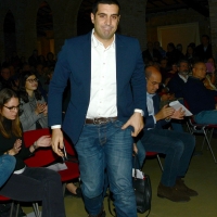 Foto Nicoloro G. 27/11/2018 Ravenna Il PD di Ravenna sceglie Nicola Zingaretti come candidato presidente alle primarie nazionali del PD. nella foto il sindaco di Ravenna Michele de Pascale.