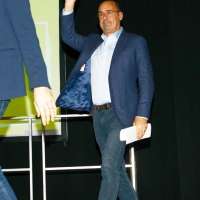 Foto Nicoloro G. 27/11/2018 Ravenna Il PD di Ravenna sceglie Nicola Zingaretti come candidato presidente alle primarie nazionali del PD. nella foto il governatore della regione Lazio Nicola Zingaretti, candidato alle primarie del PD.