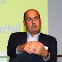 Foto Nicoloro G. 27/11/2018 Ravenna Il PD di Ravenna sceglie Nicola Zingaretti come candidato presidente alle primarie nazionali del PD. nella foto il governatore della regione Lazio Nicola Zingaretti, candidato alle primarie del PD.