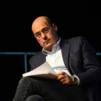 Foto Nicoloro G. 27/11/2018 Ravenna Il PD di Ravenna sceglie Nicola Zingaretti come candidato presidente alle primarie nazionali del PD. nella foto il governatore della regione Lazio Nicola Zingaretti, candidato alle primarie del PD.