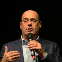Foto Nicoloro G. 27/11/2018 Ravenna Il PD di Ravenna sceglie Nicola Zingaretti come candidato presidente alle primarie nazionali del PD. nella foto il governatore della regione Lazio Nicola Zingaretti, candidato alle primarie del PD.
