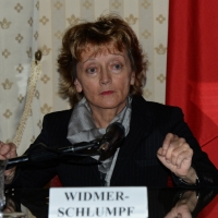 Foto Nicoloro G.   23/02/2015   Milano    Firmato l' accordo sullo scambio d' informazioni tra i ministri di Economia e Finanze di Italia e Svizzera. nella foto il ministro svizzero Eveline Widmer-Schlumpf.