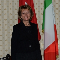 Foto Nicoloro G.   23/02/2015   Milano    Firmato l\' accordo sullo scambio d\' informazioni tra i ministri di Economia e Finanze di Italia e Svizzera. nella foto il ministro svizzero Eveline Widmer-Schlumpf.