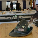 Foto Nicoloro G.   10/05/2019   Milano   Adunata Nazionale degli Alpini per il 100° anniversario della costituzione del Corpo. nella foto l' inconfondibile cappello degli alpini.