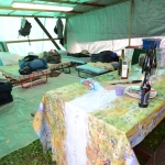 Foto Nicoloro G.   10/05/2019   Milano   Adunata Nazionale degli Alpini per il 100° anniversario della costituzione del Corpo. nella foto l' interno di una tenda.
