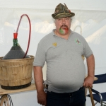 Foto Nicoloro G.   10/05/2019   Milano   Adunata Nazionale degli Alpini per il 100° anniversario della costituzione del Corpo. nella foto le immancabili damigiane di vino.