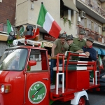 Foto Nicoloro G.   10/05/2019   Milano   Adunata Nazionale degli Alpini per il 100° anniversario della costituzione del Corpo. nella foto un treruote addobbato per l' occasione.