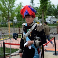 Foto Nicoloro G.   01/05/2015  Milano   Al via l' Expo Milano 2015, l' Esposizione Internazionale che l'Italia ospiterà dal primo Maggio al 31 Ottobre 2015. nella foto il direttore della Banda dell' Arma dei Carabinieri il Maestro Massimo Martinelli.