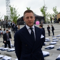 Foto Nicoloro G.   01/05/2015  Milano   Al via l' Expo Milano 2015, l' Esposizione Internazionale che l'Italia ospiterà dal primo Maggio al 31 Ottobre 2015. nella foto Lapo Elkann.