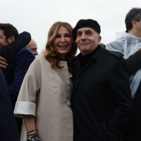 Foto Nicoloro G.   01/05/2015  Milano   Al via l' Expo Milano 2015, l' Esposizione Internazionale che l'Italia ospiterà dal primo Maggio al 31 Ottobre 2015. nella foto Daniela Santanchè con l' ex sindaco Gabriele Albertini.
