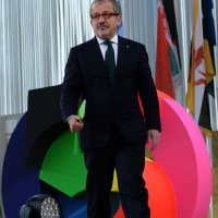 Foto Nicoloro G.   01/05/2015  Milano   Al via l' Expo Milano 2015, l' Esposizione Internazionale che l'Italia ospiterà dal primo Maggio al 31 Ottobre 2015. nella foto il governatore della Lombardia Roberto Maroni.
