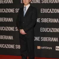 Foto Nicoloro G. 22/02/2013 Milano Anteprima al cinema Odeon del film ” Educazione siberiana ” alla presenza del regista e degli attori protagonisti. nella foto Vilius Tumalavicius