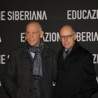 Foto Nicoloro G. 22/02/2013 Milano Anteprima al cinema Odeon del film ” Educazione siberiana ” alla presenza del regista e degli attori protagonisti. nella foto John Malkovich – Gabriele Salvatores