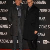 Foto Nicoloro G. 22/02/2013 Milano Anteprima al cinema Odeon del film ” Educazione siberiana ” alla presenza del regista e degli attori protagonisti. nella foto John Malkovich – Gabriele Salvatores