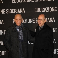 Foto Nicoloro G. 22/02/2013 Milano Anteprima al cinema Odeon del film ” Educazione siberiana ” alla presenza del regista e degli attori protagonisti. nella foto John Malkovich – Gabriele Salvatores