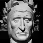 Foto Nicoloro G.   14/05/2021   Ravenna   Anteprima stampa dell\' apertura del Museo Dante nell\' ambito delle celebrazioni per il settimo centenario della morte del Sommo Poeta. nella foto una delle riproduzioni del volto di Dante esposta nel Museo.