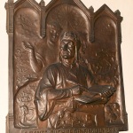 Foto Nicoloro G.   14/05/2021   Ravenna   Anteprima stampa dell' apertura del Museo Dante nell' ambito delle celebrazioni per il settimo centenario della morte del Sommo Poeta. nella foto una ghirlanda donata in occasione delle celebrazioni per il sesto centenario della morte di Dante.