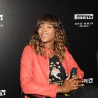 Foto Nicoloro G. 20/09/2011 Milano Inaugurato in corso Venezia, 1 il primo ” flagship store ” della Pirelli, il nuovo spazio dove moda e industria camminano insieme. nella foto Naomi Campbell
