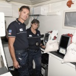 12/08/2022  Ravenna  E' approdata nel porto di Ravenna la prima nave proveniente dall' Ucraina con un carico di 15mila tonnellate di mais per uso zootecnico. nella foto addetti dell' Agenzia Dogane portano i campioni prelevati nel laboratorio mobile dove verranno analizzati.
