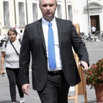 12/08/2022  Ravenna  E' approdata nel porto di Ravenna la prima nave proveniente dall' Ucraina con un carico di 15mila tonnellate di mais per uso zootecnico. nella foto l' ambasciatore ucraino Yaroslav Melnyk.