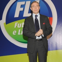 Foto Nicoloro G. 11/02/2011 Rho Fiera Milano Assemblea Costituente di " Futuro e Liberta' " che ha visto la partecipazione di delegati da tutt' Italia. nella foto Adolfo Urso