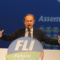 Foto Nicoloro G. 11/02/2011 Rho Fiera Milano Assemblea Costituente di " Futuro e Liberta' " che ha visto la partecipazione di delegati da tutt' Italia. nella foto Andrea Ronchi