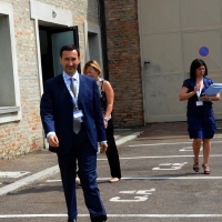 Foto Nicoloro G.  12/06/2015   Ravenna   Assemblea generale della Confindustria di Ravenna, sul tema " Impresa e Giustizia ", nell' ambito dei festeggiamenti per i 70 anni dell' Organizzazione ravennate. nella foto il presidente di Confindustria Ravenna Guido Ottolenghi.