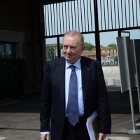 Foto Nicoloro G.  12/06/2015   Ravenna   Assemblea generale della Confindustria di Ravenna, sul tema " Impresa e Giustizia ", nell' ambito dei festeggiamenti per i 70 anni dell' Organizzazione ravennate. nella foto il presidente di Confindustria Giorgio Squinzi.