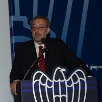 Foto Nicoloro G.  12/06/2015   Ravenna   Assemblea generale della Confindustria di Ravenna, sul tema " Impresa e Giustizia ", nell' ambito dei festeggiamenti per i 70 anni dell' Organizzazione ravennate. nella foto il sindaco di Ravenna Fabrizio Matteucci.