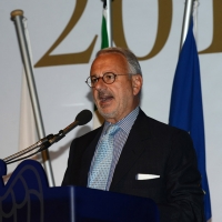 Foto Nicoloro G.  12/06/2015   Ravenna   Assemblea generale della Confindustria di Ravenna, sul tema " Impresa e Giustizia ", nell' ambito dei festeggiamenti per i 70 anni dell' Organizzazione ravennate. nella foto l' onorevole Michele Vietti, ex vicepresidente del CSM.