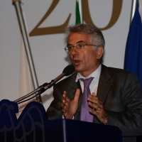 Foto Nicoloro G.  12/06/2015   Ravenna   Assemblea generale della Confindustria di Ravenna, sul tema " Impresa e Giustizia ", nell' ambito dei festeggiamenti per i 70 anni dell' Organizzazione ravennate. nella foto il sottosegretario alla Giustizia Cosimo Maria Ferri.