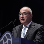 Foto Nicoloro G.   04/07/2022  Ravenna   Assemblea generale Confindustria Romagna 2022 dal titolo ' Energia per crescere. La transizione energetica tra sfide e nuovi equilibri '. nella foto Roberto Bozzi presidente Confindustria Romagna.