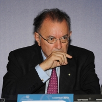 Foto Nicoloro G. 29/06/2012 Ravenna Si e’ svolta l’ annuale assemblea generale di Confindustria Ravenna alla presenza del ministro dello Sviluppo Economico, Corrado Passera, e del presidente di Confindustria, Giorgio Squinzi. nella foto Giorgio Squinzi