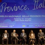 Foto Nicoloro G.   14/07/2022   Ravenna   Seconda giornata conclusiva dell\' Assemblea nazionale delle Province. nella foto da sinistra Emanuele Ramella, presidente Provincia Biella, Antonio Caruso, presidente Provincia L\' Aquila, Andrea Massari, presidente Provincia Parma, Sandro Parcaroli, presidente Provincia Macerata, Rosaria Succurro, presidente Provincia Cosenza, e Piero Marrese, presidente Provincia Matera.