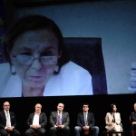 Foto Nicoloro G.   14/07/2022   Ravenna   Seconda giornata conclusiva dell' Assemblea nazionale delle Province. nella foto in videoconferenza la ministra Luciana Lamorgese.