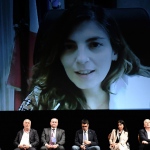Foto Nicoloro G.   14/07/2022   Ravenna   Seconda giornata conclusiva dell' Assemblea nazionale delle Province. nella foto in videoconferenza la viceministra Laura Castelli.