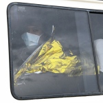 Foto Nicoloro G.   22/11/2023   Porto Corsini ( Ravenna )   La nave ong di Medici senza Frontiere ' Geo Barents '  ha attraccato a Porto Corsini con a bordo 57 migranti salvati da un barcone di legno nella zona di Malta. I 57 migranti, 44 adulti e 13 minori tutti uomini, provenivano dal Bangladesh, da Sud Sudan, Egitto, Etiopia, Eritrea e Pakistan. nella foto i migranti su un mezzo della Croce Rossa che li portera' in un centro per gli accertamenti e le visite mediche accurate.