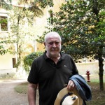 Foto Nicoloro G.   16/06/2022   Ravenna   Il 16 giugno e\' il \' Bloomsday \' giornata internazionale che celebra l\' Ulisse di James Joyce a cento anni dalla pubblicazione.Nello specifico il 16 giugno e\' la giornata in cui si svolgono i fatti narrati nel capolavoro di J. Joyce. nella foto uno dei relatori il matematico e scienziato Paolo Albani.