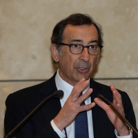 Foto Nicoloro G.  26/03/2014  Bologna   A 400 giorni dall' Expo 2015 si è svolto un incontro che, partendo dal tema " Nutrire il pianeta ", si pone l' obiettivo di portare l' attenzione dall' Esposizione direttamente ai campi e agli stabilimenti produttivi della regione Emilia-Romagna. nella foto il commissario unico per ExpÃ² Giuseppe Sala durante il suo intervento.
