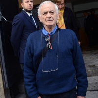 Foto Nicoloro G. 30/05/2013 Milano E' stata allestita nel Piccolo Teatro di via Rovello la camera ardente per Franca Rame, l' attrice si è spenta a 84 anni nella sua casa di Porta Romana a Milano. nella foto Ferruccio Soleri