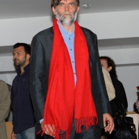 Foto Nicoloro G. 30/05/2013 Milano E' stata allestita nel Piccolo Teatro di via Rovello la camera ardente per Franca Rame, l' attrice si è spenta a 84 anni nella sua casa di Porta Romana a Milano. nella foto Jacopo Fo