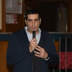 Foto Nicoloro G.   18/01/2020   Ravenna   Campagna elettorale per le elezioni regionali del 26 gennaio in Emilia-Romagna. nella foto il sindaco di Ravenna Michele de Pascale.