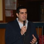 Foto Nicoloro G.   18/01/2020   Ravenna   Campagna elettorale per le elezioni regionali del 26 gennaio in Emilia-Romagna. nella foto il sindaco di Ravenna Michele de Pascale.
