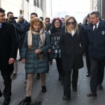 Foto Nicoloro G.   17/01/2020   Ravenna    Campagna elettorale per le votazioni regionali del 26 gennaio in Emilia-Romagna. nella foto la presidente di Fratelli d' Italia Giorgia Meloni al suo arrivo a Ravenna.